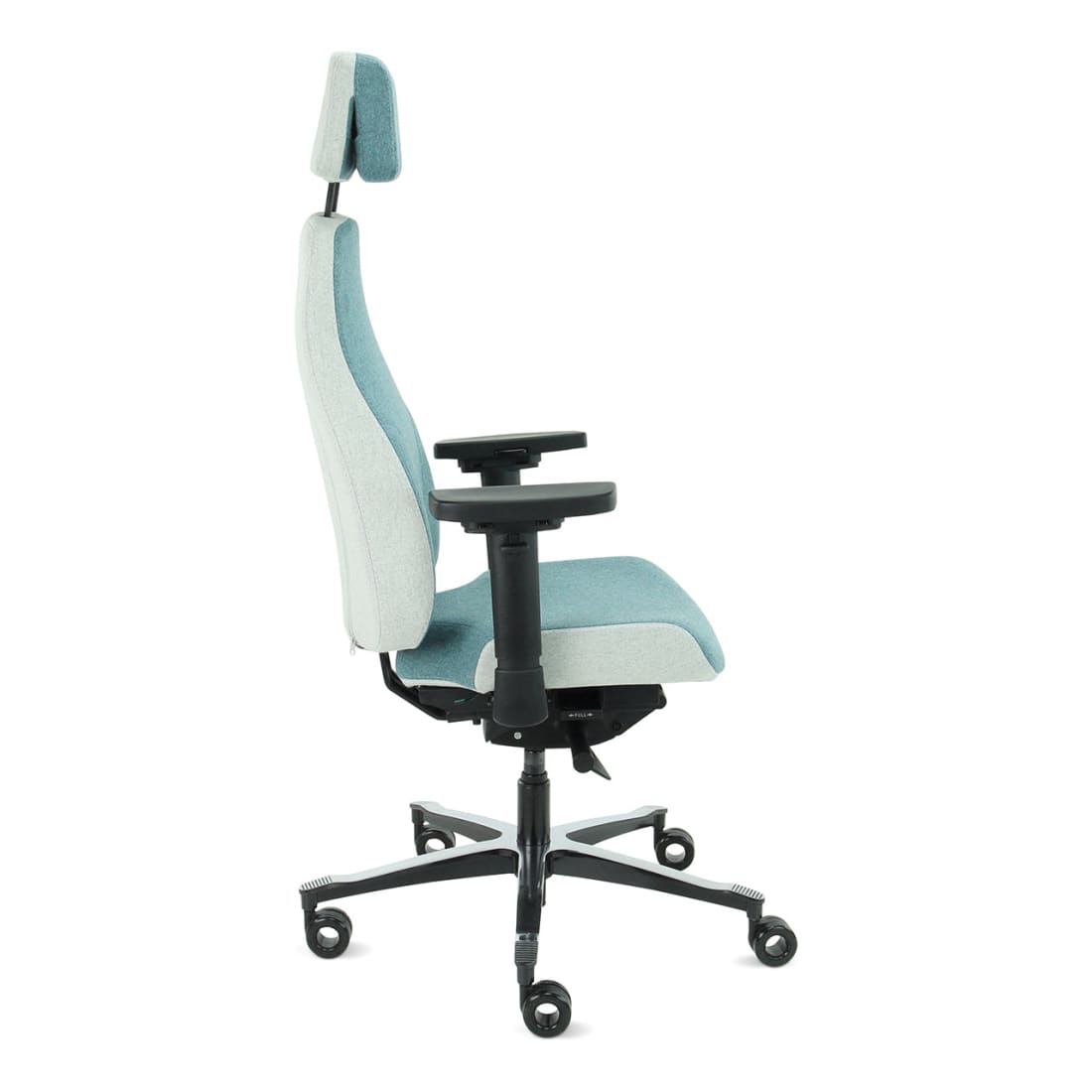 Sit And Move Therapod X2 HR Hoofdsteun Azure - Bureaustoel
