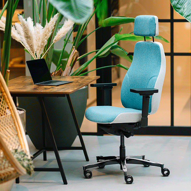 Sit And Move Therapod X2 HR Hoofdsteun Zwart - Bureaustoel